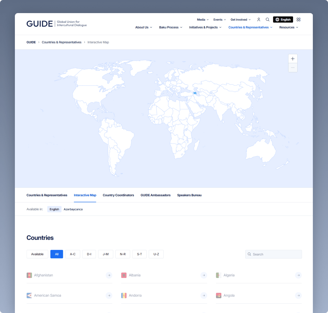 Interactive Map