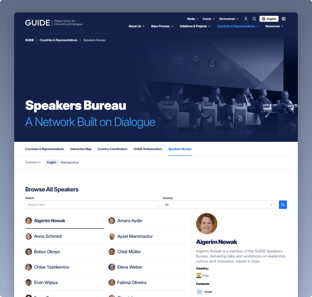 Speakers Bureau